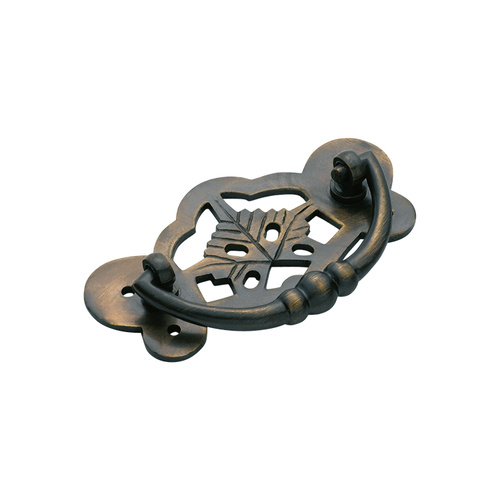 Out of Stock: ETA Mid February - Tradco 3205AB Cabinet Handle Antique Brass 88x45mm