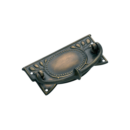 Tradco 3221AB Cabinet Handle SB Antique Brass 100x48mm