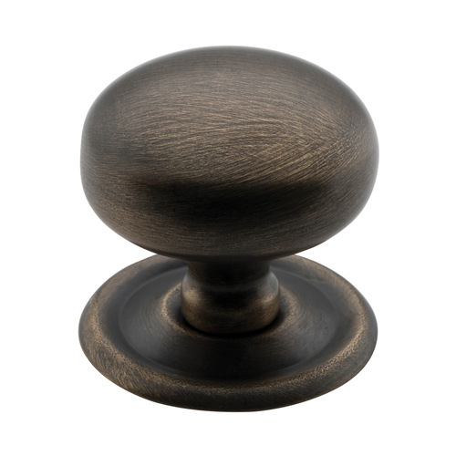 Tradco Classic Cupboard Knob 38mm Antique Brass 3253