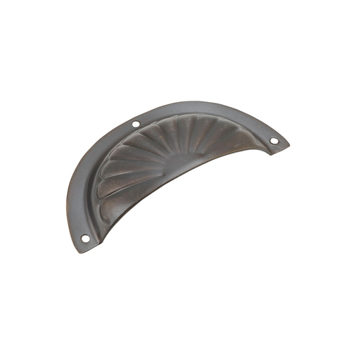 Tradco Fluted Sheet Brass Drawer Pull Antique Brass 3260