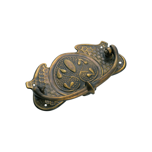 Out of Stock: ETA November - Tradco 3290AB Cabinet Handle SB Antique Brass 120x65mm