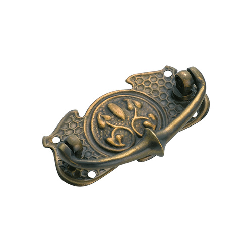 Out of Stock: ETA June - Tradco 3292AB Cabinet Handle SB Antique Brass 66x35mm