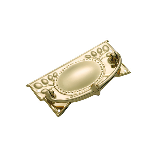 Out of Stock: ETA Early December - Tradco 3320PB Cabinet Handle SB Polished Brass 120x55mm