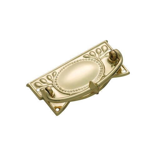 Tradco 3321PB Cabinet Handle SB Polished Brass 100x48mm