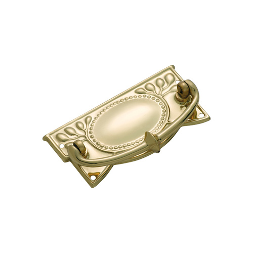 Out of Stock: ETA June - Tradco 3321PB Cabinet Handle SB Polished Brass 100x48mm