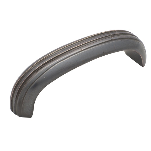 Tradco 3448AC Deco Pull Handle Antique Copper 85x20mm