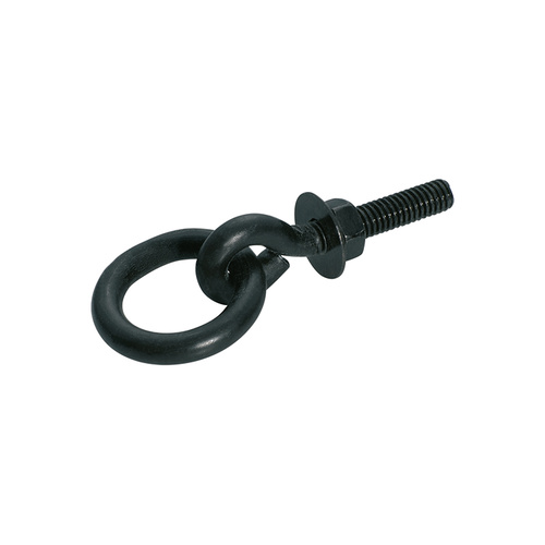 Out of Stock: ETA Mid September - Tradco Iron Ring Pull Bolt Antique Finish 38mm 3588