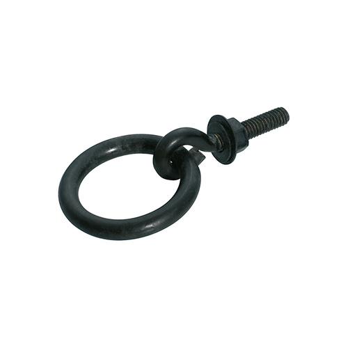 *WSL DISCONTINUED* Tradco Iron Ring Pull Bolt Antique Finish 55mm 3633