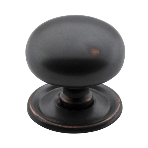 Tradco Classic Cupboard Knob 38mm Antique Copper 3657