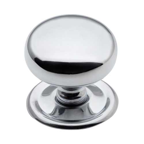 Out of Stock: ETA Mid July - Tradco 3661CP Cupboard Knob SB Polished Chrome 38mm