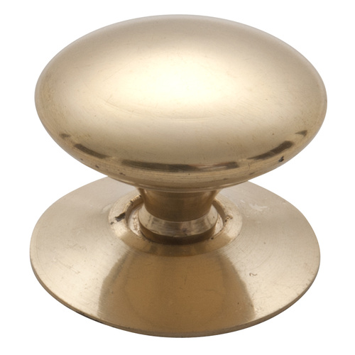 Tradco 3667PB Victorian Cupboard Knob Polished Brass 32mm