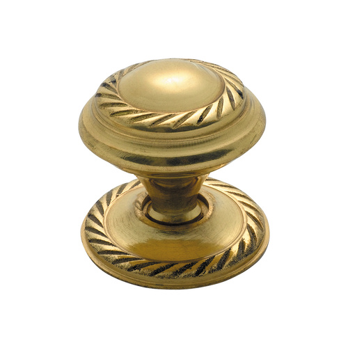 Tradco 3671PB Georgian Cupboard Knob Polished Brass 25mm