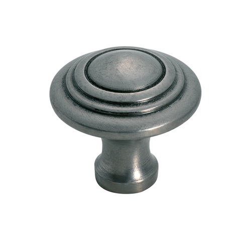 Tradco Domed Cupboard Cabinet Knob 38mm Iron Polished Metal 3684
