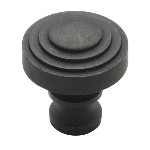 Restocking Soon: ETA Mid May - Tradco 3700AF Cupboard Knob Stepped CI Antique Finish 30mm