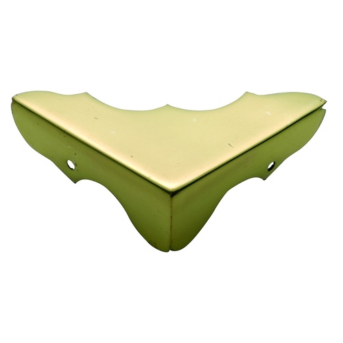 Tradco 3863PB Small Box Corner SB Polished Brass 32x32x12mm