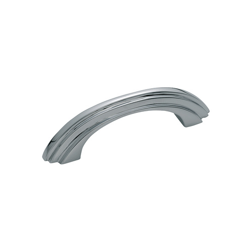 Out of Stock: ETA June - Tradco 3899CP Deco Pull Handle Polished Chrome 102x18mm