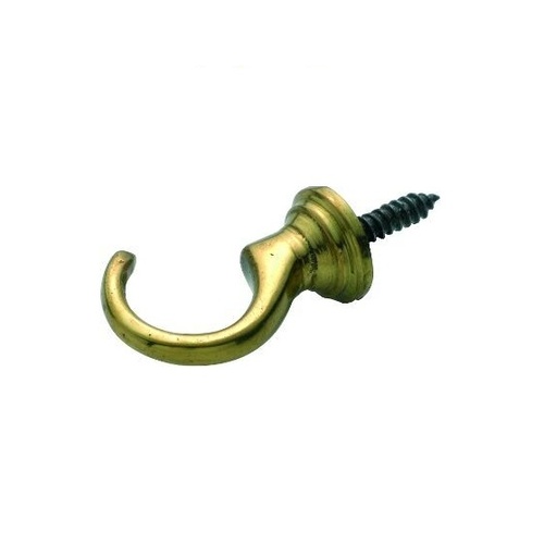 Out of Stock: ETA Early February - Tradco 3913PB Cup Hook Polished Brass 40mm