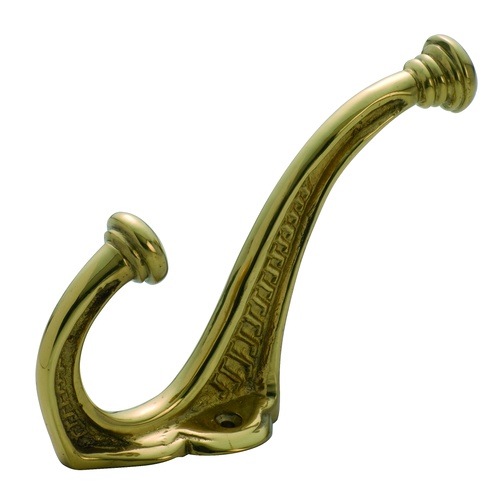 Tradco 3930PB Hat & Coat Hook Polished Brass H145-P95mm