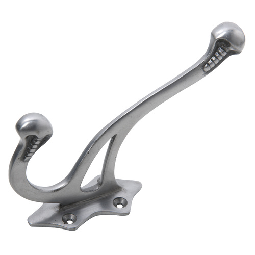 Out of Stock: ETA Early December - Tradco 3953PM Hat & Coat Hook CI Polished Metal H145-P100mm