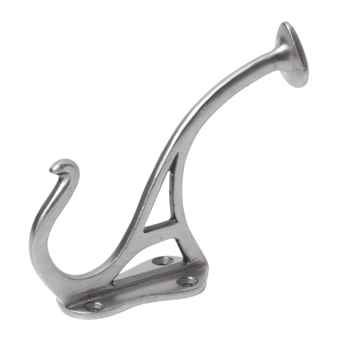 Out of Stock: ETA Mid June - Tradco 3954PM Hat & Coat Hook CI Polished Metal H115-P90mm