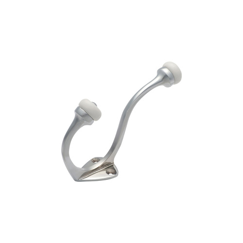 Tradco Hat & Coat Hook Porcelain Tip 115mm Polished Chrome 3978