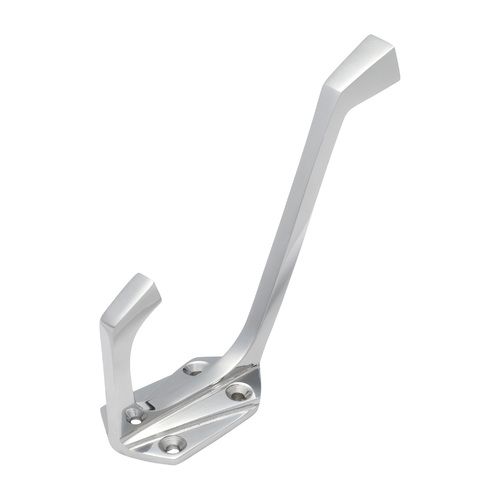 Out of Stock: ETA Mid October - Tradco 4022CP Deco Hat & Coat Hook Polished Chrome H105-P85mm