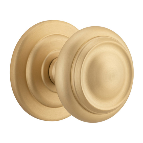 Iver Sarlat Centre Door Knob Handle 107mm Brushed Brass 4502