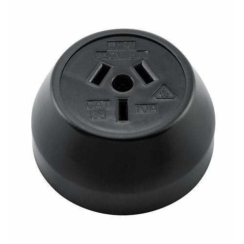 Tradco 5324 Federation Socket Matte Black