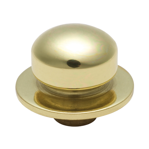 Tradco Dimmer Knob for Flat Plate Switch Polished Brass 5402