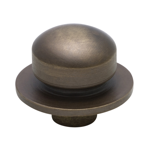 Tradco Dimmer Knob for Flat Plate Switch Antique Brass 5409