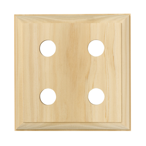 Tradco 5445 Quad Block Traditional Pine 155x155mm