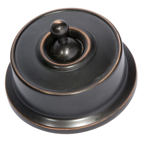 Tradco 5471AC Federation Switch Antique Copper 