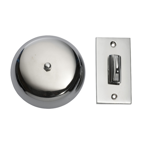 Out of Stock: ETA Early February - Tradco 5517CP Turn Bell Polished Chrome