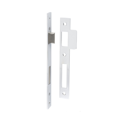 Tradco Face Plate & Striker Kit Standard 85mm H230 x W24mm Chrome Plated 6007