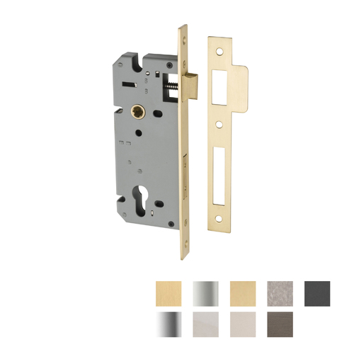 Iver Euro Mortice Lock 85mm CTC - Available in Various Finishes and Sizes