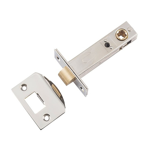 Tradco Split Cam Tube Latch 70mm Polished Nickel 6220