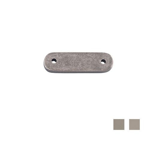 Tradco 6305+ Oval Polished Adaptor Plate for Teardrop Fastener