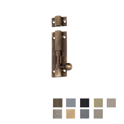 Tradco Door Barrel Bolt AVAILABLE IN VARIOUS FINISHES
