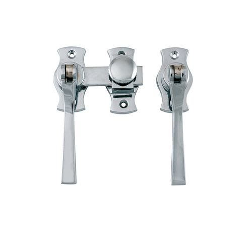 Tradco Square French Door Fastener Chrome Plate 6463
