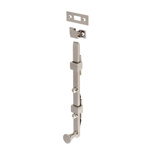 Tradco Panic Bolt 255mm Polished Nickel 6523