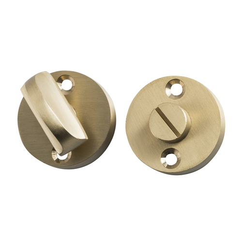 Tradco Round Privacy Turn 35mm Satin Brass 6631