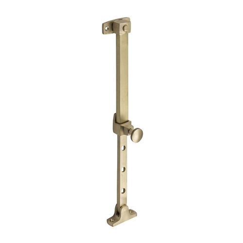 Tradco Telescopic Pin Casement Stay Satin Brass 6661
