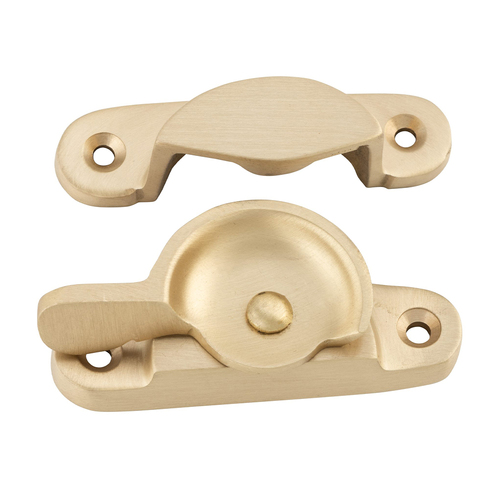 Tradco Classic Sash Fastener Satin Brass 6667