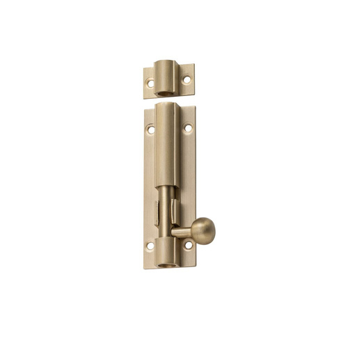 Tradco Barrel Bolt Satin Brass 75mm x 25mm 6671
