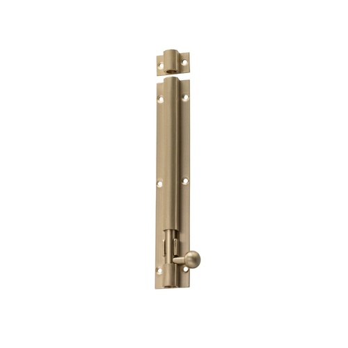 Tradco Barrel Bolt Satin Brass 150mm x 25mm 6673