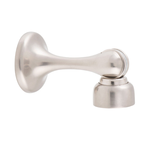 Tradco Magnetic Door Stop 75mm Satin Nickel 6997