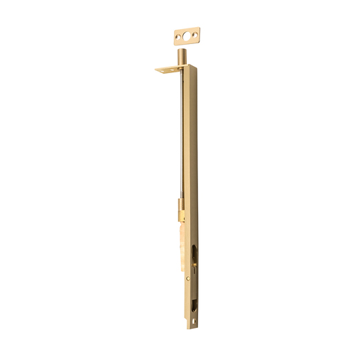 Tradco Flush Bolt 300mm Satin Brass 7731