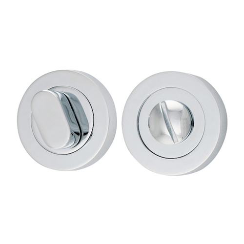 Iver Oval Privacy Turn Round 52mm Polished Chrome 9314