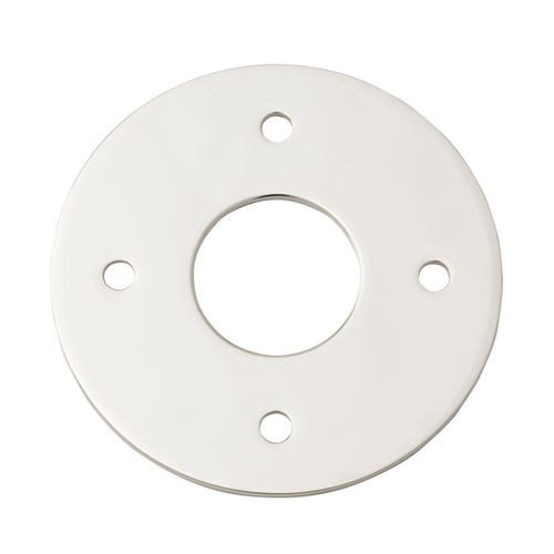 Iver Adaptor Plate Round 54mm Hole Polished Nickel Pair 9378