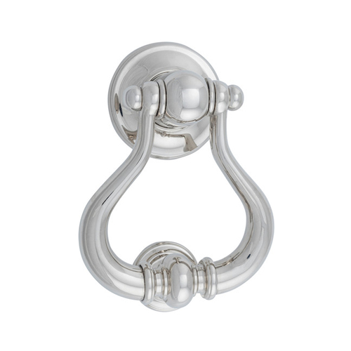 Iver Sarlat Door Knocker Concealed Fix 137mm Polished Nickel 9398